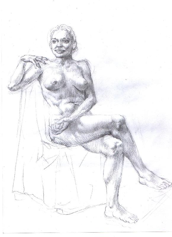 Seated Nude 1